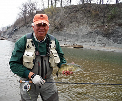 Ken Louko with Smallmouth Bass
