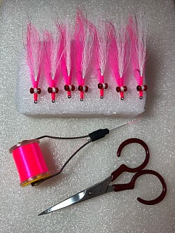 Pink & White Clouser Minnows